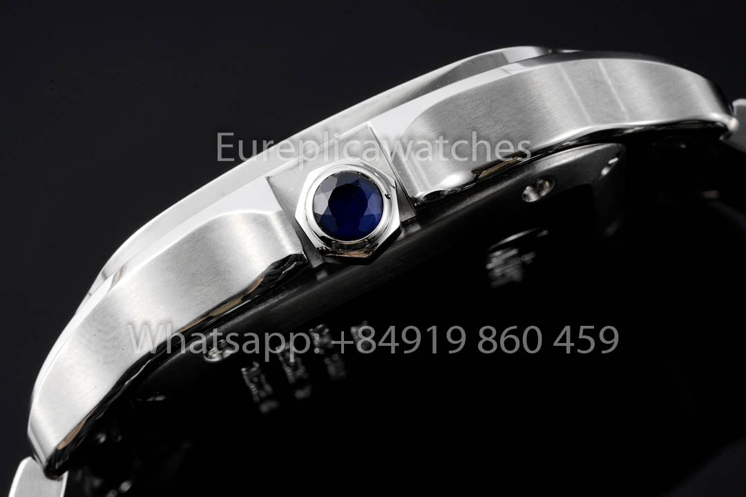 Cartier Santos De Cartier WSSA0010 1:1 Melhor Clone 35,1 mm BV Fábrica Aço Inoxidável