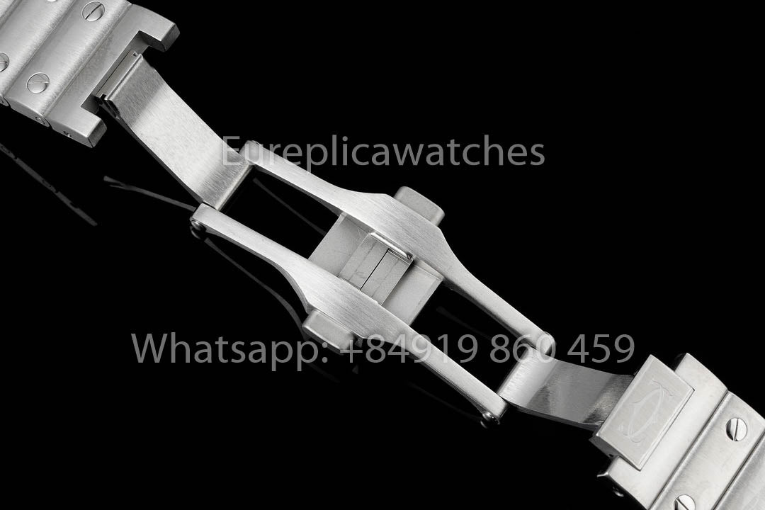Cartier Santos De Cartier WSSA0010 1:1 Melhor Clone 35,1 mm BV Fábrica Aço Inoxidável
