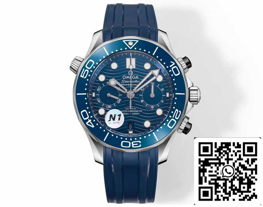 مجموعة أوميغا سيماستر 210.30.44.51.03.001 1:1 Best Edition N1 Factory Rubber Strap