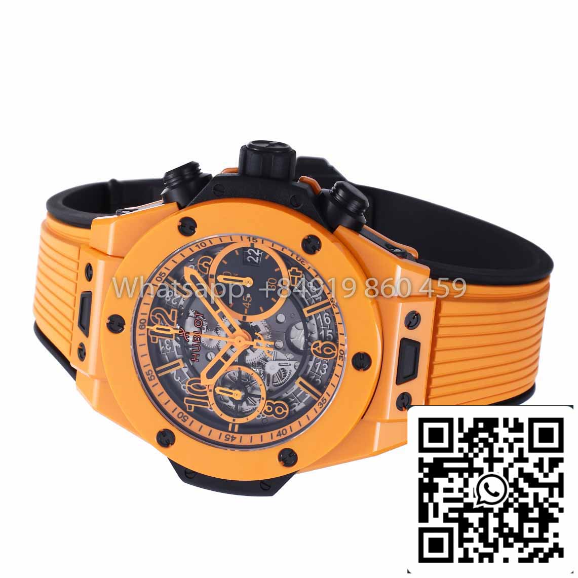 Hubot Big Bang Unico Orange Ceramic 441.CU.5910.RX BBF Factory 1:1 أفضل استنساخ 