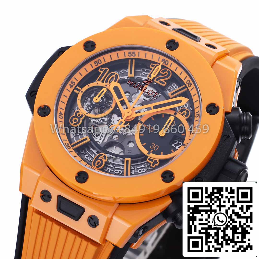Hubot Big Bang Unico Orange Ceramic 441.CU.5910.RX BBF Factory 1:1 أفضل استنساخ 