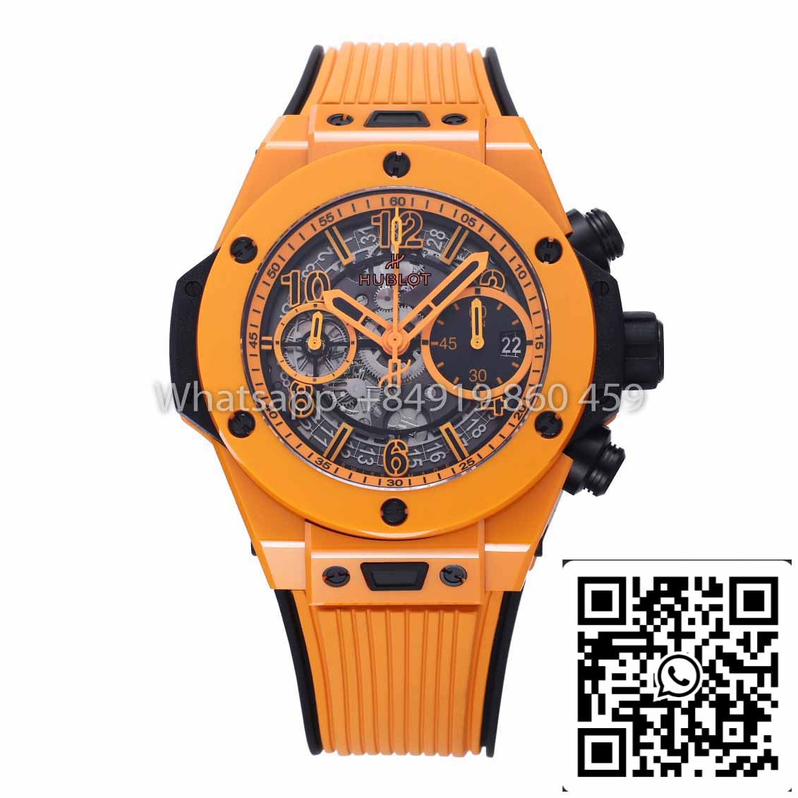 Hubot Big Bang Unico Orange Ceramic 441.CU.5910.RX BBF Factory 1:1 أفضل استنساخ 