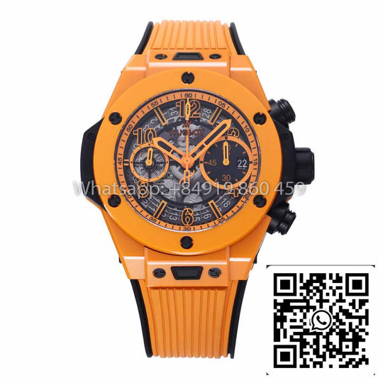 Hubot Big Bang Unico Orange Ceramic 441.CU.5910.RX BBF Factory 1:1 أفضل استنساخ 
