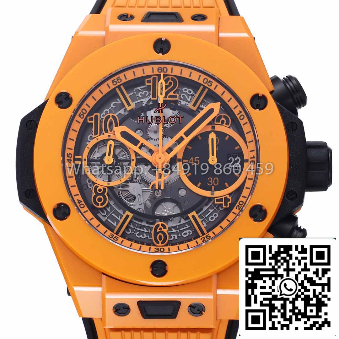 Hubot Big Bang Unico Orange Ceramic 441.CU.5910.RX BBF Factory 1:1 أفضل استنساخ 