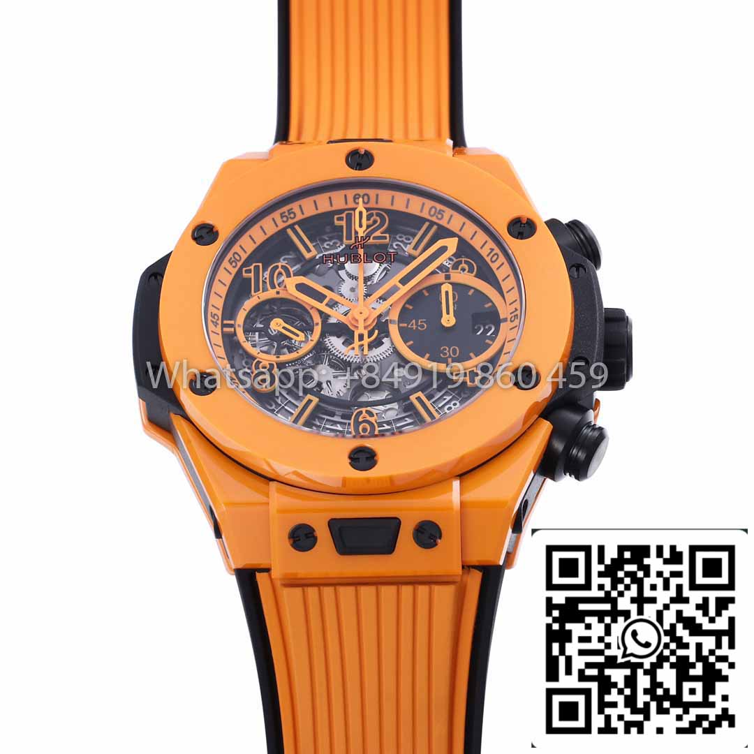 Hubot Big Bang Unico Orange Ceramic 441.CU.5910.RX BBF Factory 1:1 أفضل استنساخ 