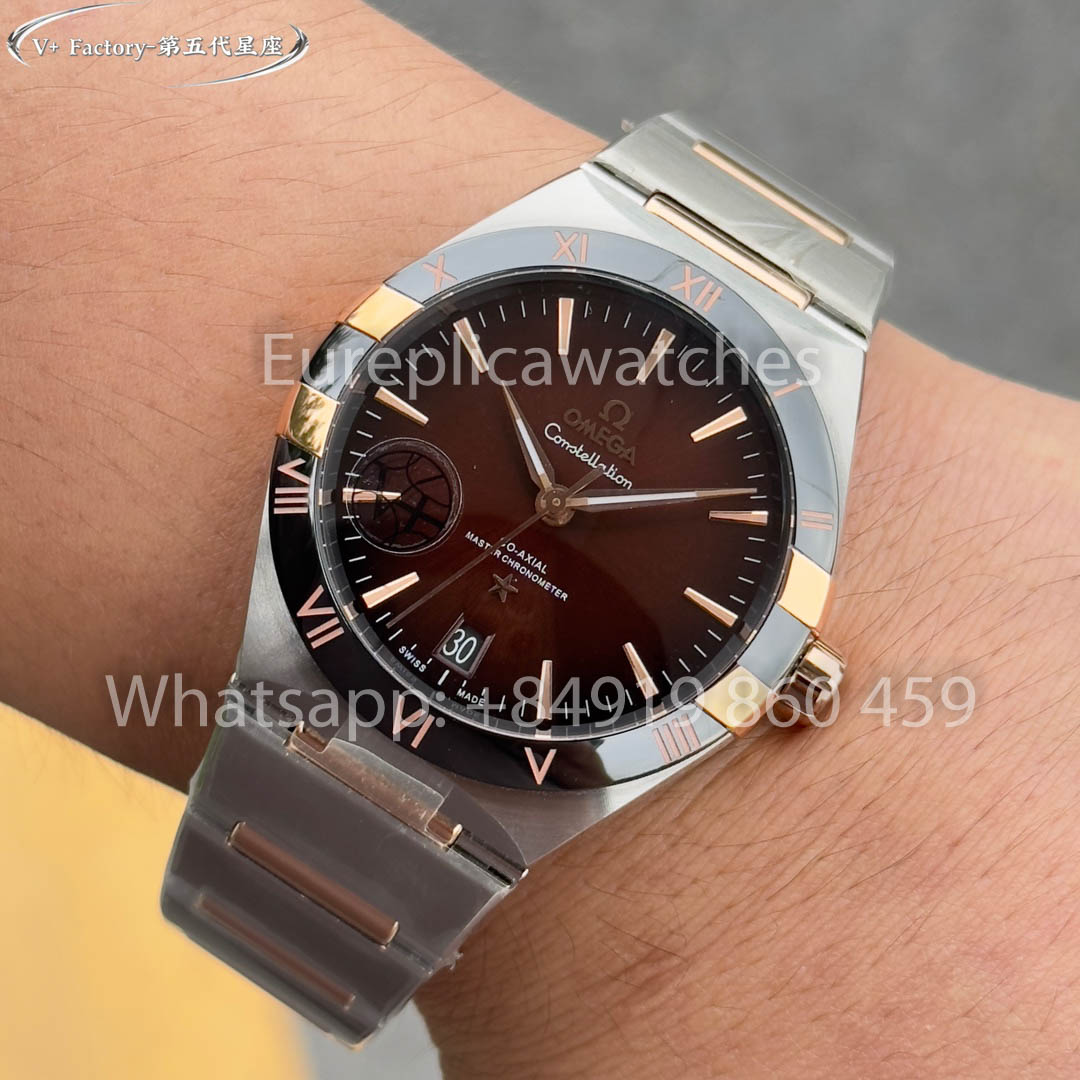 Omega Constellation Chronometer 131.20.36.20.13.001 1:1 Melhor Clone V+ Fábrica