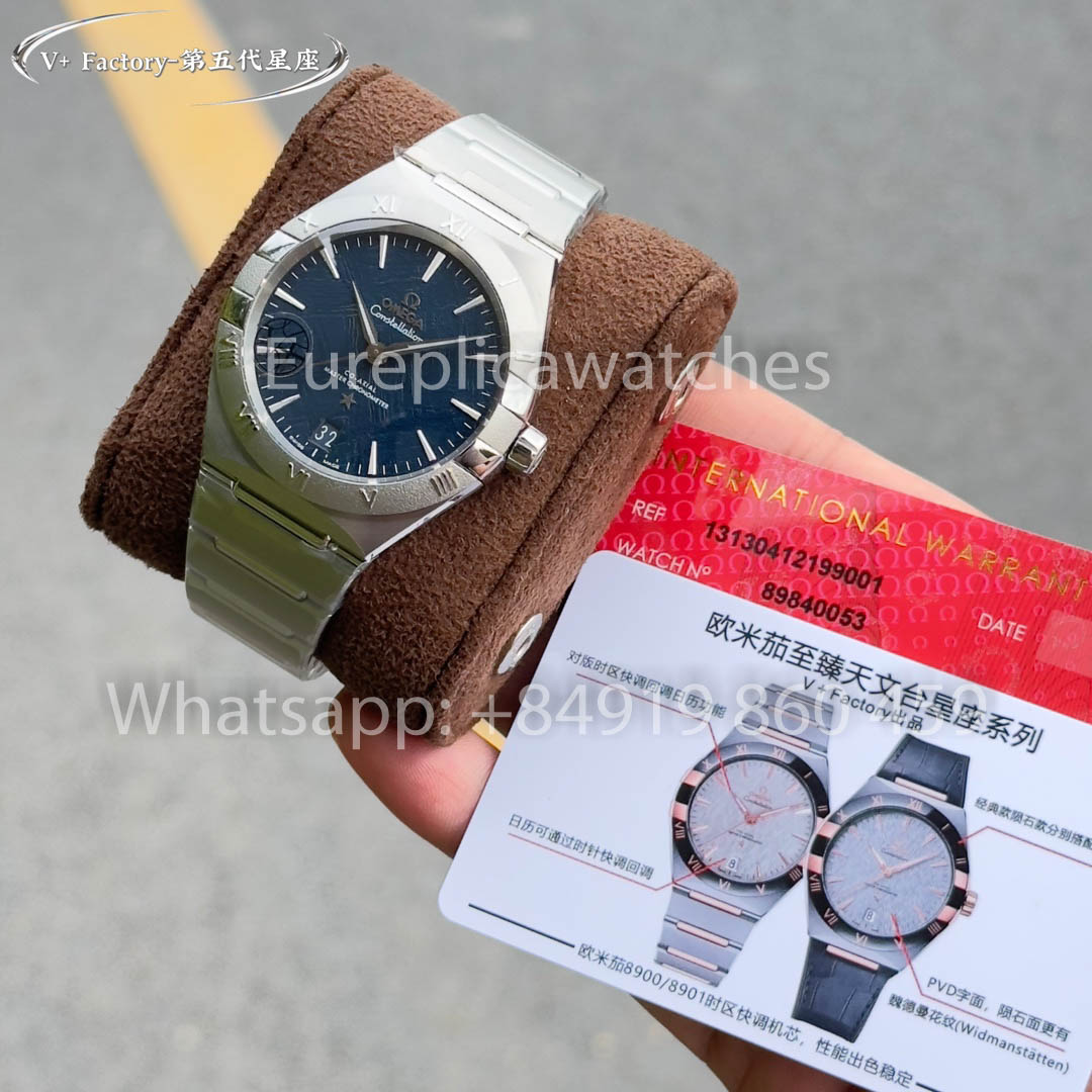 Omega Constellation Co-Axial Master Chronometer Meteorito 131.30.41.21.99.003 1:1 Melhor Clone V+ Fábrica