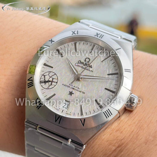 Omega Constellation Chronometer 131.30.41.21.99.001 Mostrador de meteorito 1:1 Melhor clone V+ Factory