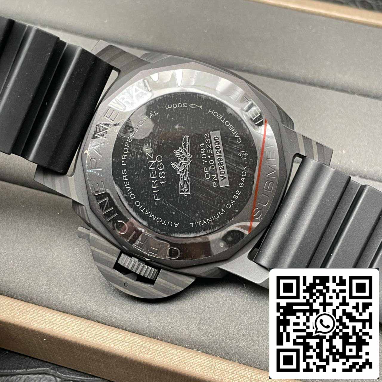 بانراي سابمرسايبل PAM01616 VS فاكتوري 1:1 أفضل إصدار بمينا سوداء سويسرية P.9010