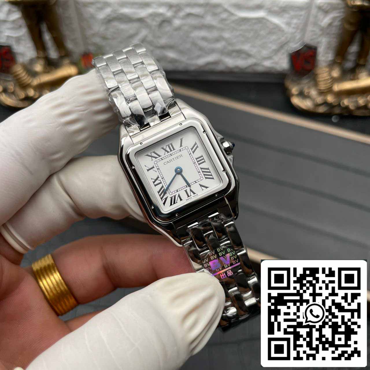 Panthere De Cartier WSPN0007 GF Factory 1:1 Melhor Edição Swiss Quartz 316L Pulseira de Aço Inoxidável