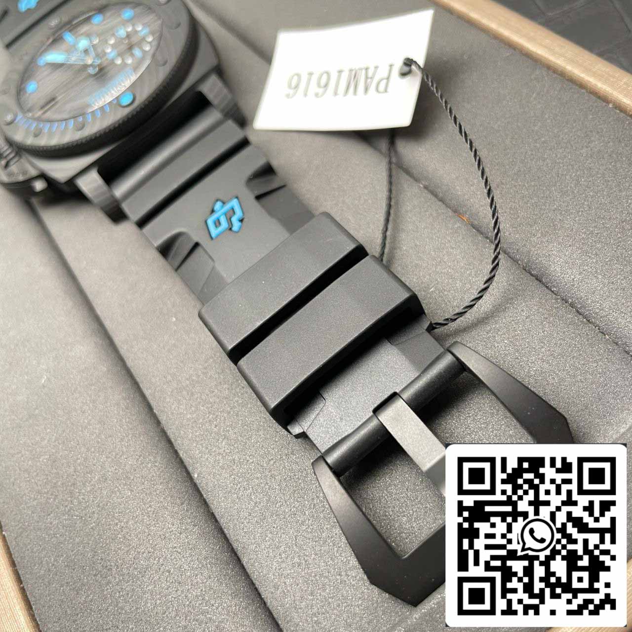بانراي سابمرسايبل PAM01616 VS فاكتوري 1:1 أفضل إصدار بمينا سوداء سويسرية P.9010