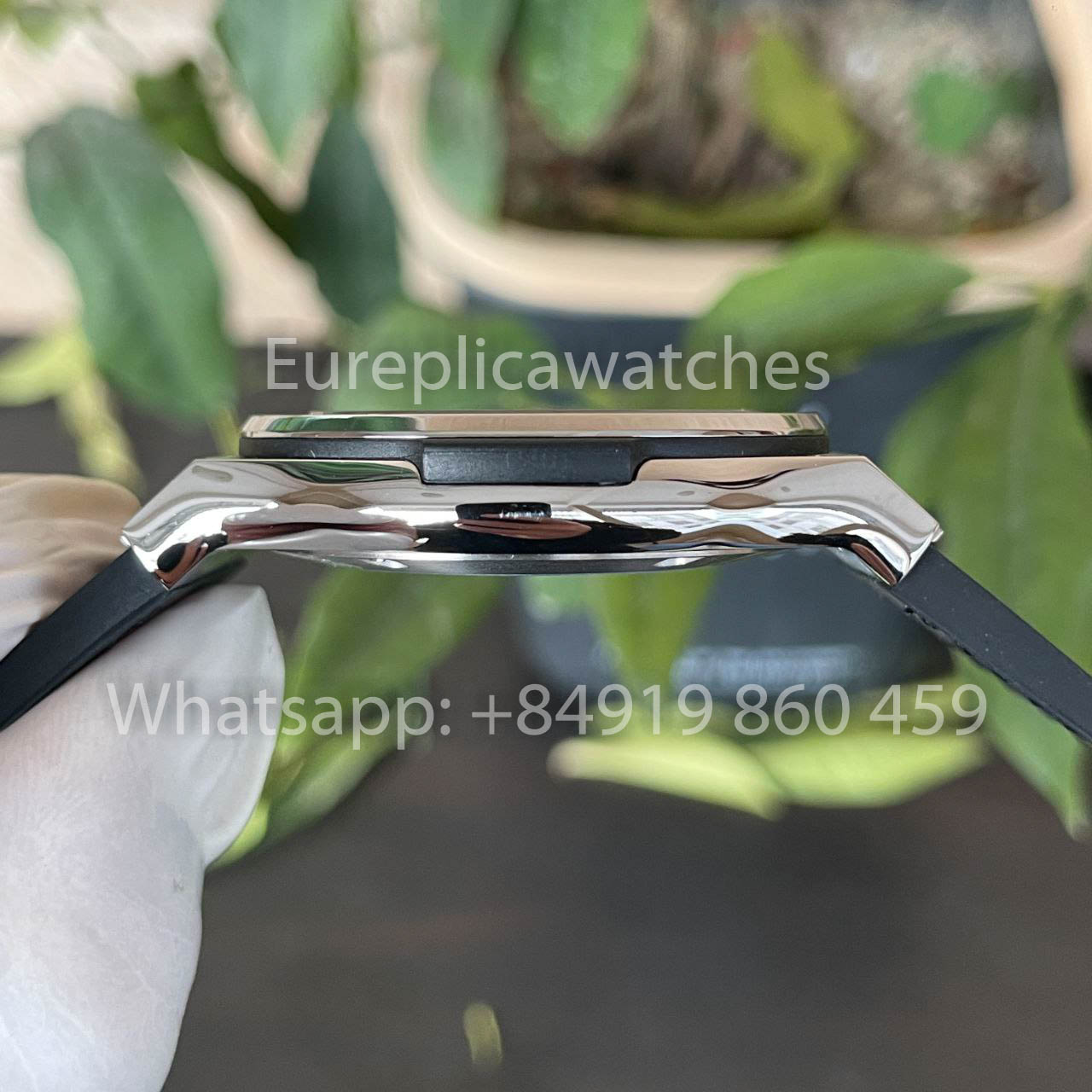ساعة هوبلو كلاسيك فيوجن 542.NX.1171.RX 42 مم 1:1 أفضل نسخة طبق الأصل من HB Factory بمينا أسود وحزام جلدي