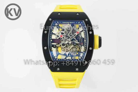 Richard Mille RM035 Toro Americas Edition 1:1 Melhor Clone KV Factory Pulseira Amarela