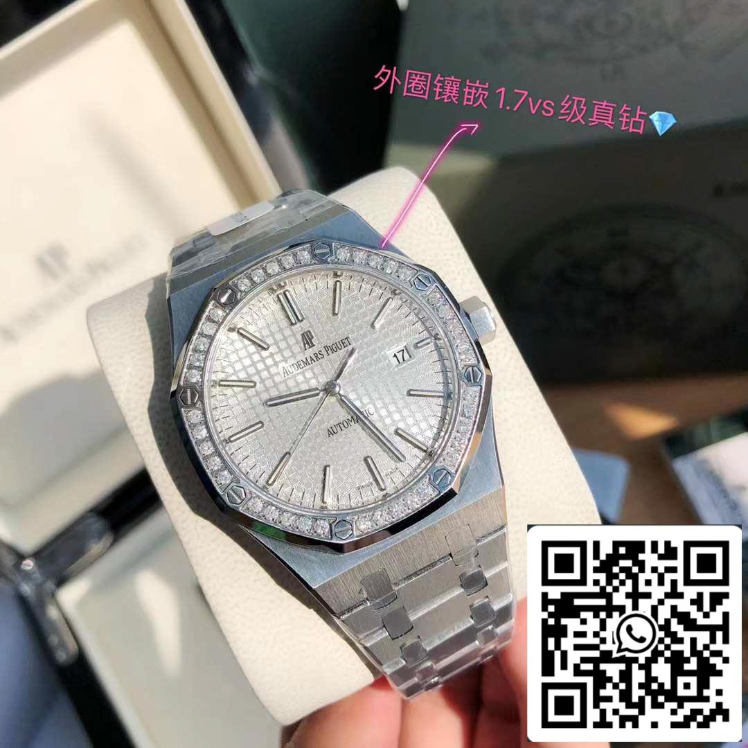 Audemars Piguet Royal Oak 15451ST.ZZ.1256ST.02 Movimento Suíço Original