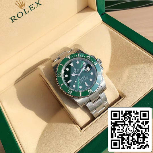 ساعة رولكس سابمارينر جرين هوست M116610LV بحركة سويسرية أصلية