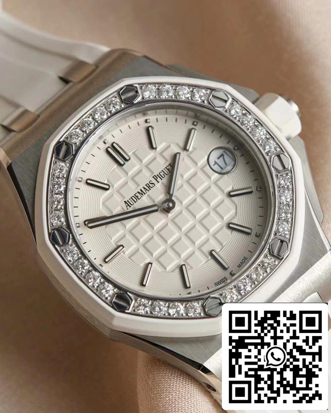 أوديمار بيجيه رويال أوك أوفشور 67540OK.ZZ.A010CA.01 - مرصعة بـ 32 ماسة