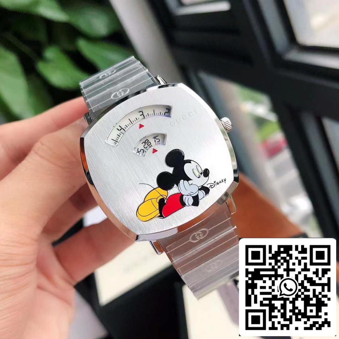 ساعة Gucci Disney x Grip مقاس 38 مم - أفضل إصدار 1:1 - حركة سويسرية أصلية