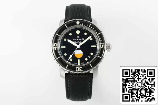 ساعة بلانكبان فيفتي فاذومز أوشن كوميتمنت III 5008-11B30-NABA 1:1 بيست إيديشن من إنتاج ZF Factory