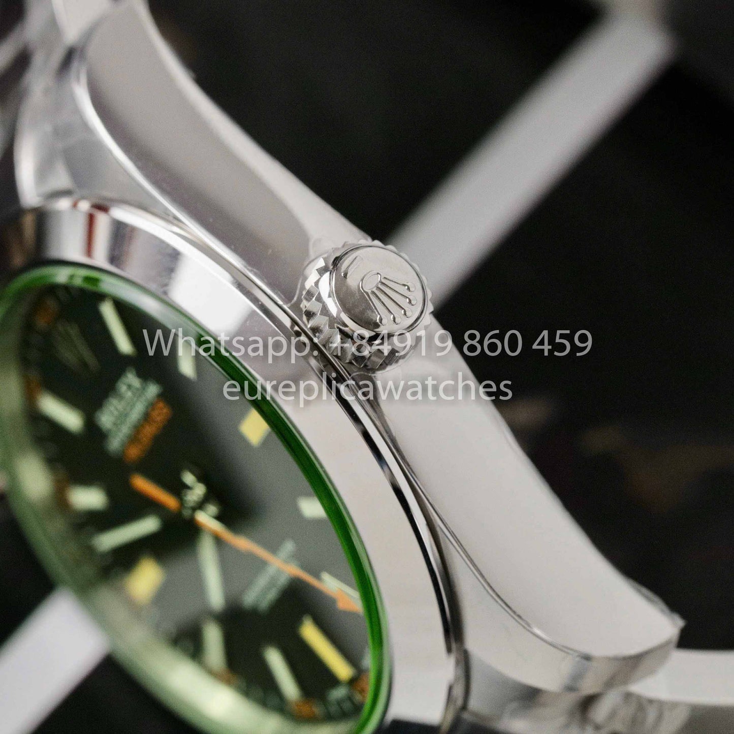 Rolex Milgauss 116400GV-0001 Réplica de relógio 1:1 melhor clone VS fábrica