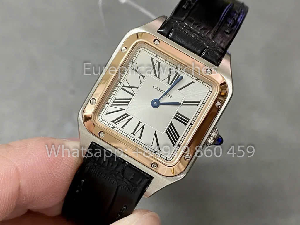 Cartier Santos-Dumont WGSA0021 1:1 Best Clone F1 Factory Gold and Silver