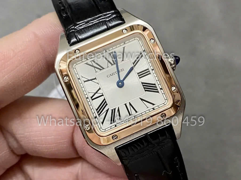 Cartier Santos-Dumont WGSA0021 1:1 Best Clone F1 Factory Gold and Silver